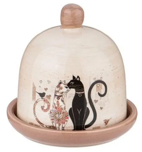 AGNESS Парижские коты лимонница 9*9см 358-1909